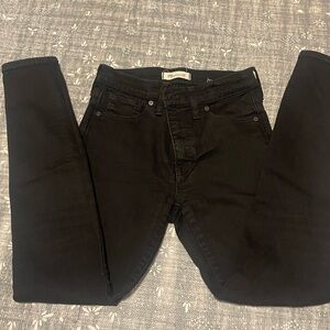 Madewell 8inch high rise skinny jeans